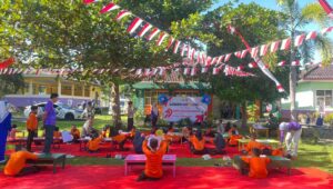 Mewarnai Semangat Bhayangkara di SLBN 2 Lombok Barat