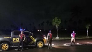 Polres Lombok Barat Intensifkan Patroli Blue Light di Jalur Baypass BIL II